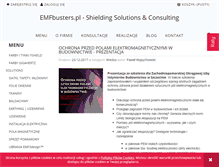Tablet Screenshot of emfbusters.pl